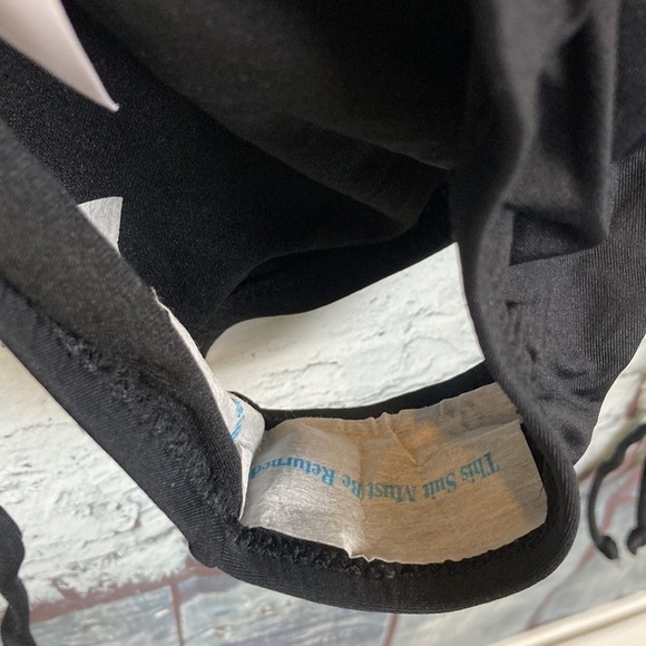 BEACH by Melissa Odabash open back one piece swimsuit XS Tie detail vacation - Picture 6 of 12